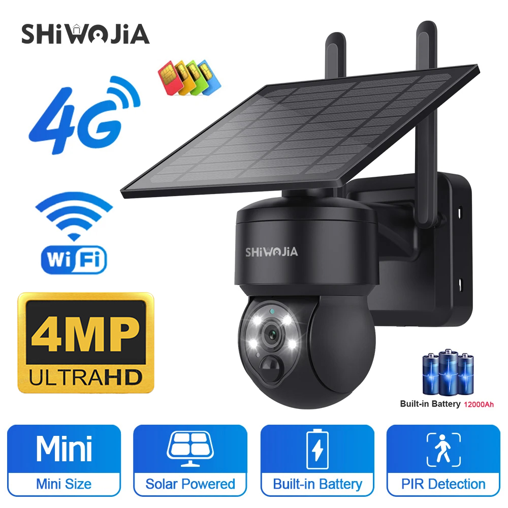 SHIWOJIA WIFI Wireless PTZ Sol - огляд і ціна Home Security Cameras Wireless