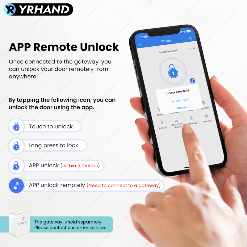 Bluetooth TTLock App Fingerpri - огляд і ціна Home Security Battery