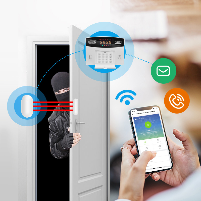 Tuya WiFi Home Burglar Alarm S - огляд і ціна Home Zone Security App