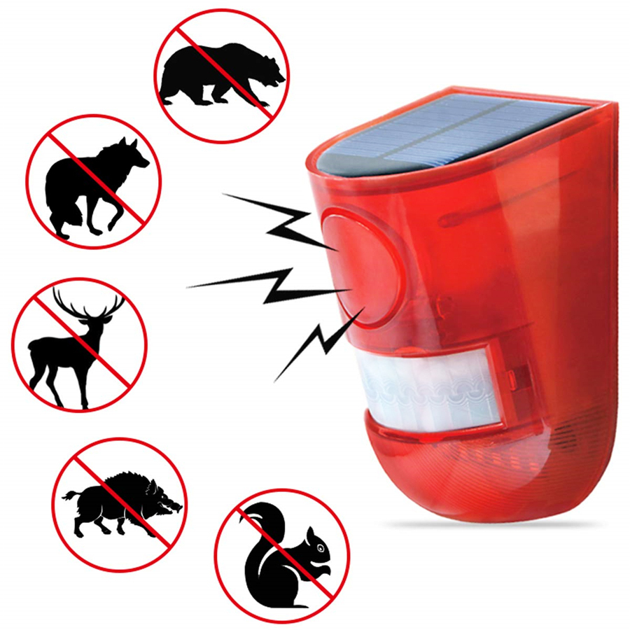 Outdoor Solar Infrared Motion  - огляд і ціна Barking Dog Alarm