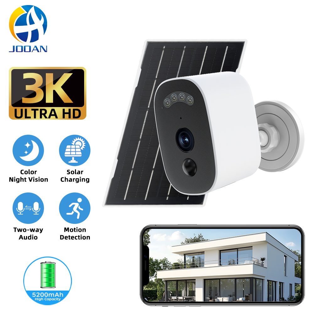 Jooan 3K HD Solar Security Cam - огляд і ціна Home Security Cameras Wireless