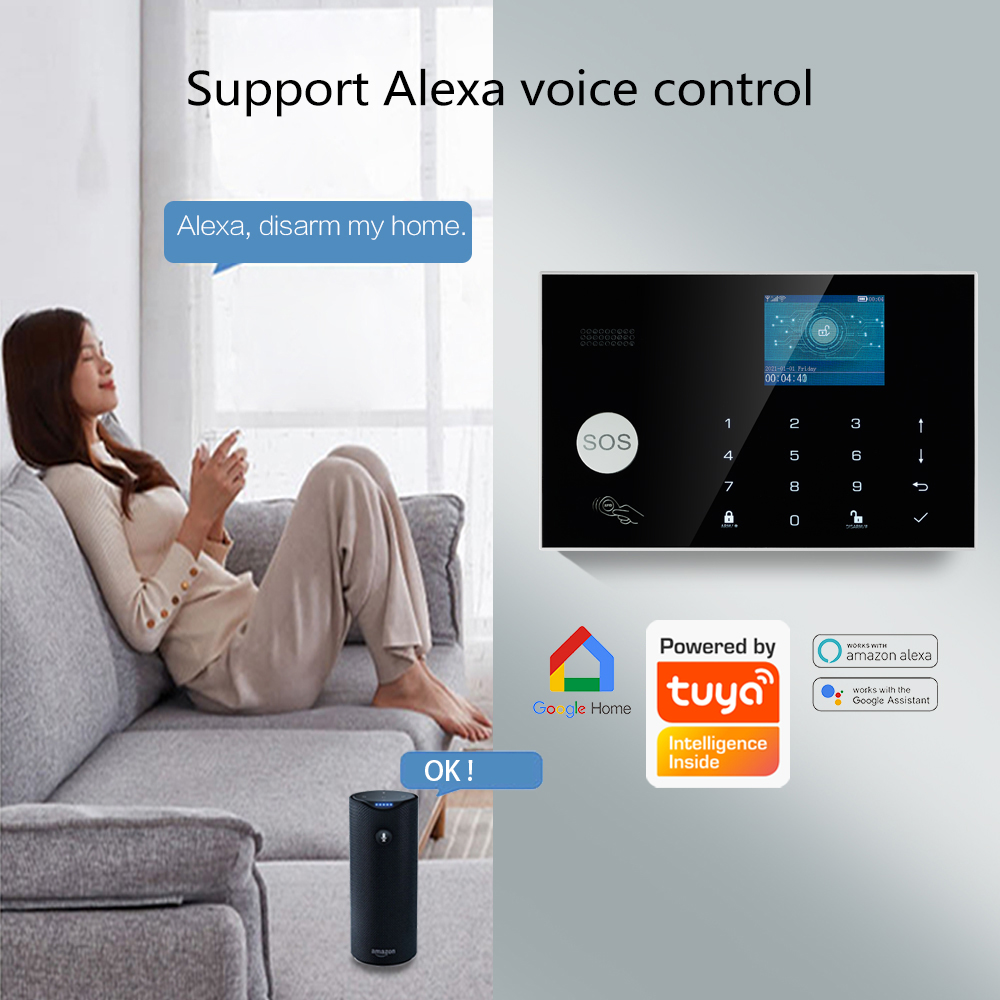Tuya APP Control 2.4G WIFI GSM - огляд і ціна Home Zone Security App