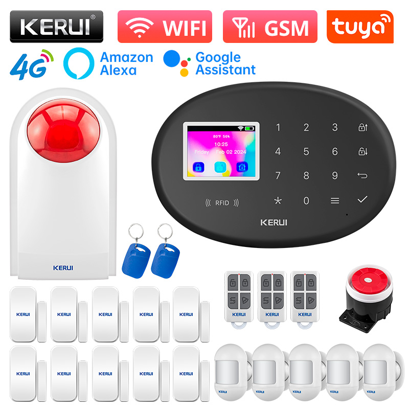 KERUI Alarm Security System W2 - огляд і ціна Home Zone Security App