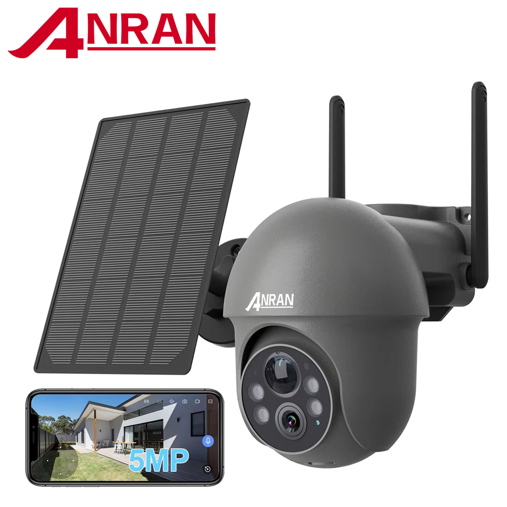 ANRAN 2K WiFi Camera 3/5MP Sol - огляд і ціна Home Security Cameras Wireless