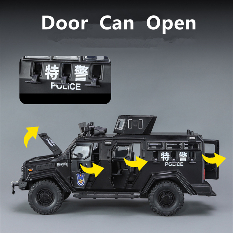 1:24 Alloy Tiger Armored Car T - огляд і ціна Home Security Police