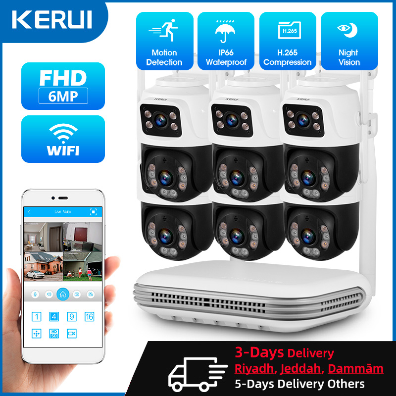 KERUI Waterproof 6MP HD Wirele - огляд і ціна Home Security Cameras Wireless
