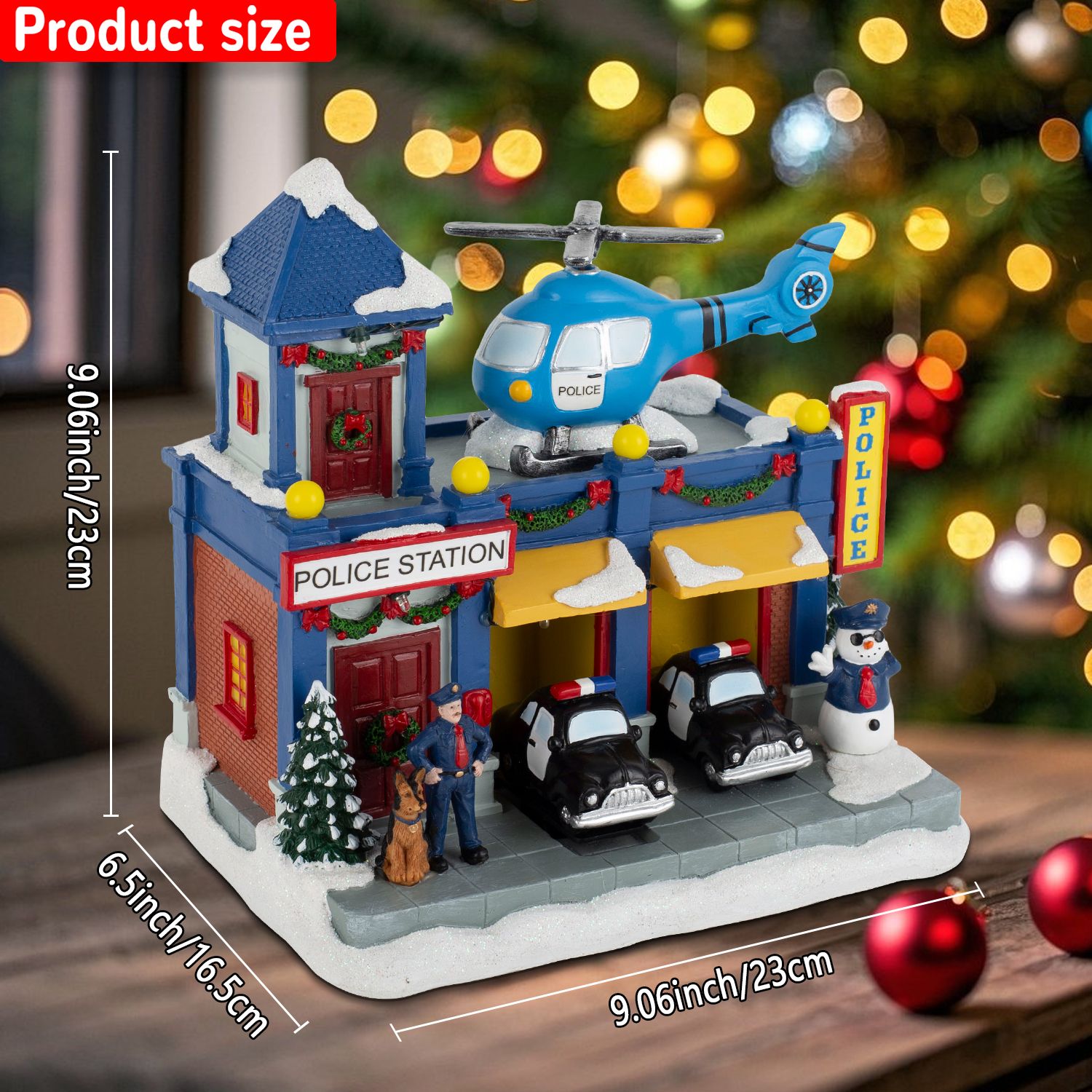 Animated Christmas Village Pol - огляд і ціна Home Security Police