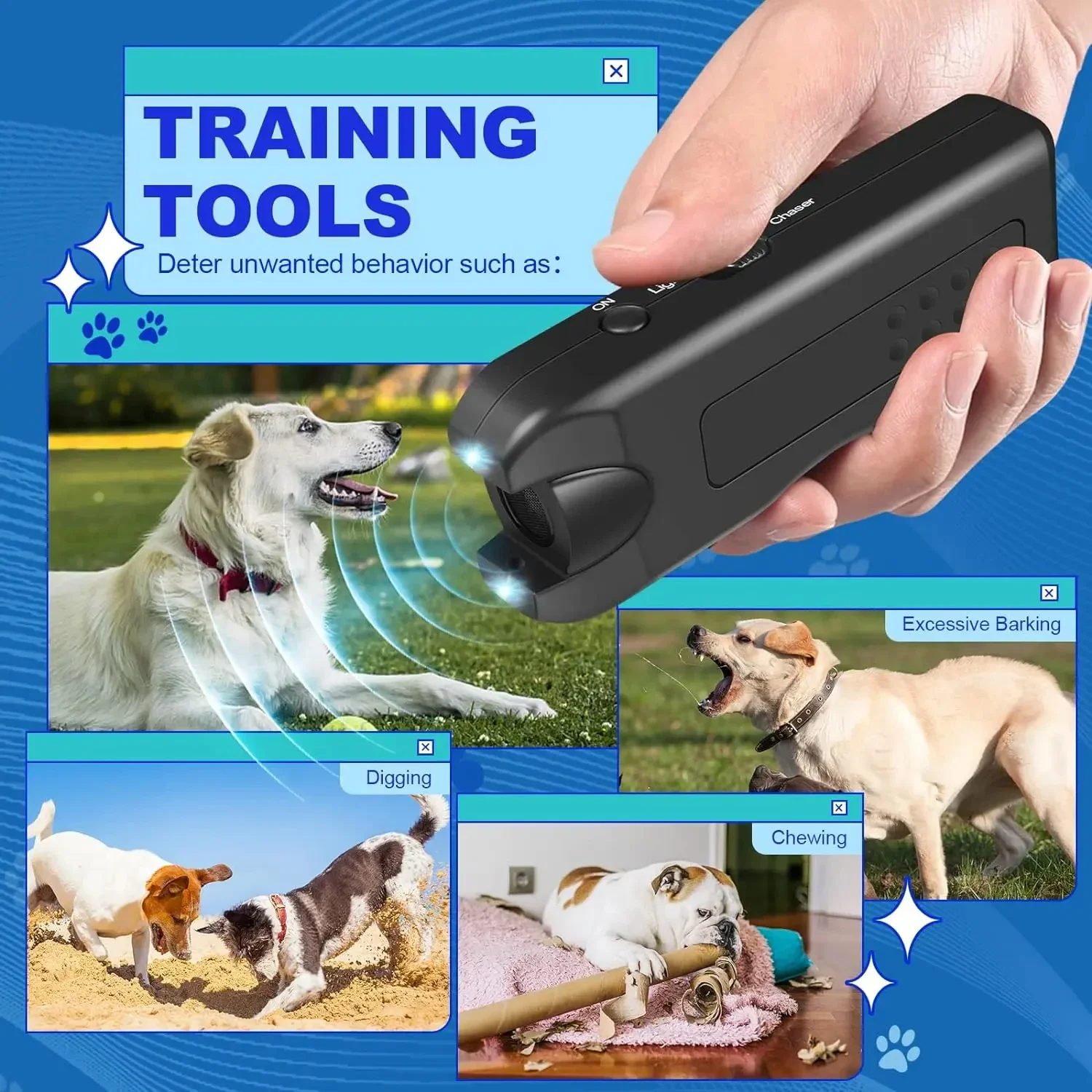 Portable Dog Ultrasonic Repell - огляд і ціна Barking Dog Alarm
