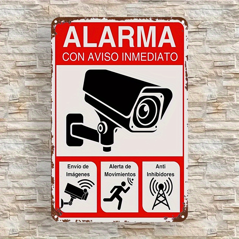 Security Camera Alarm Sign - S - огляд і ціна Home Security Logo
