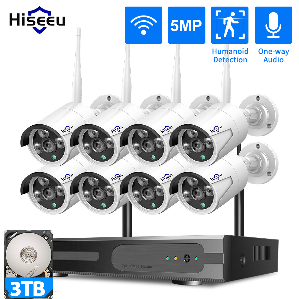 Hiseeu 3/5/8MP WiFi CCTV Camer - огляд і ціна Home Security Cameras Wireless