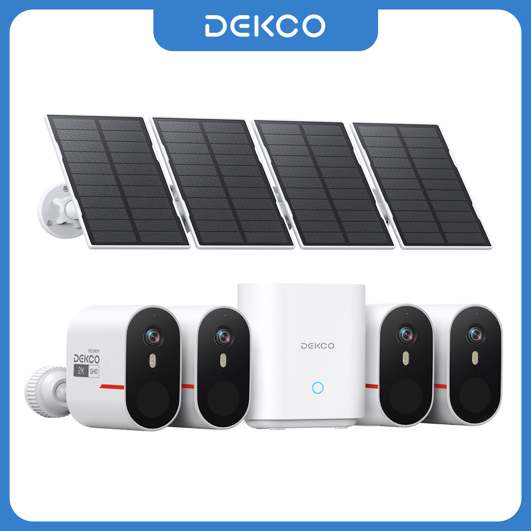 Dekco 3MP WiFi Solar Camera Sy - огляд і ціна Home Security Cameras Wireless