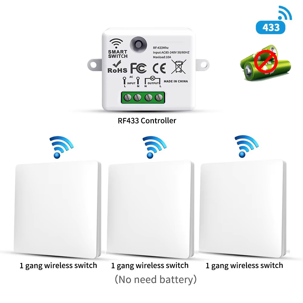 RF433 Self-Powered Wireless Li - огляд і ціна Home Security Battery