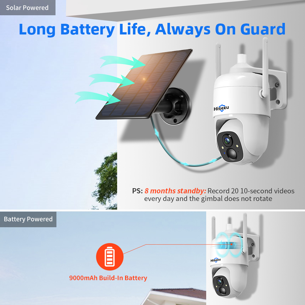 Hiseeu 3MP Cloud AI WiFi Video - огляд і ціна Home Security Cameras Wireless