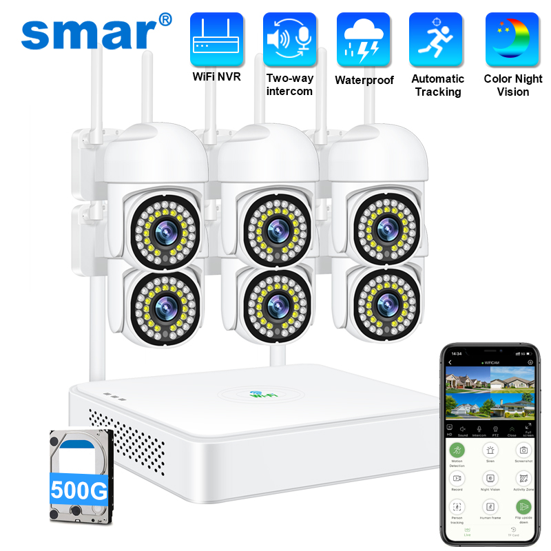 Smar 3MP Wireless CCTV Securit - огляд і ціна Home Security Cameras Wireless